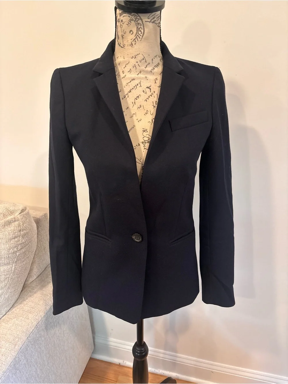 J.Crew navy wool blazer size 0